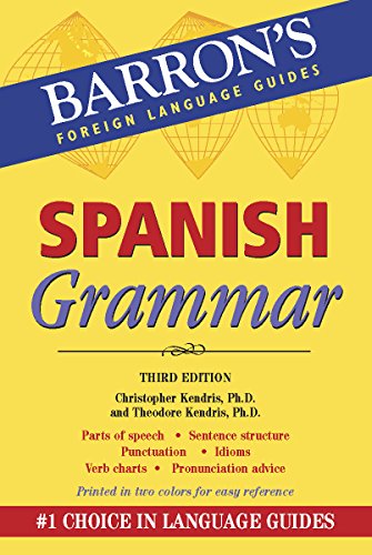 کتاب گرامر اسپانیایی Spanish Grammar Barron